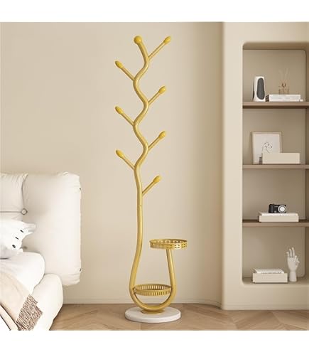 Cream Style Floor Standing Coat Rack