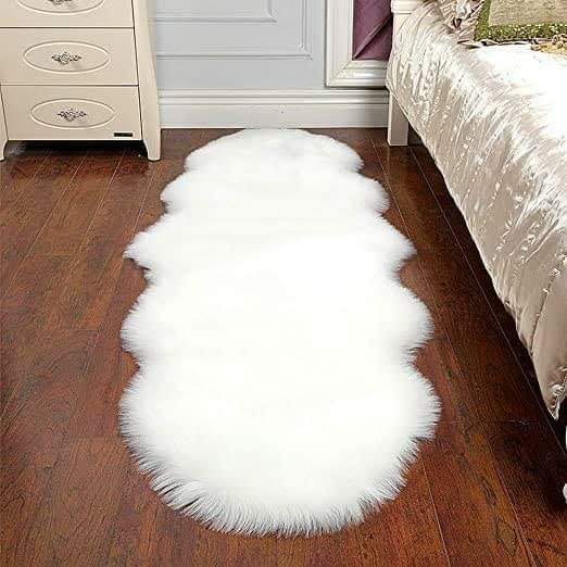 Fluffy bedside/dashboard mat