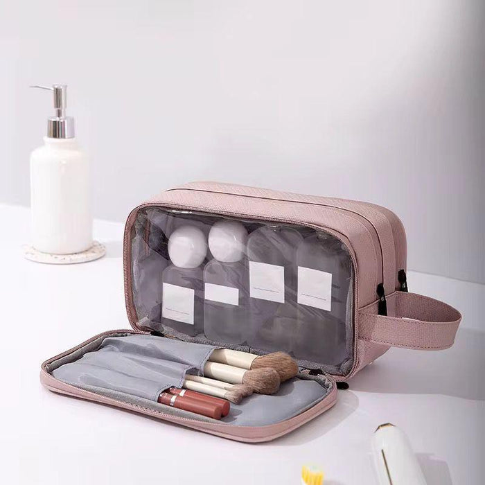 multilayer wet and dry separation toiletry storage bag