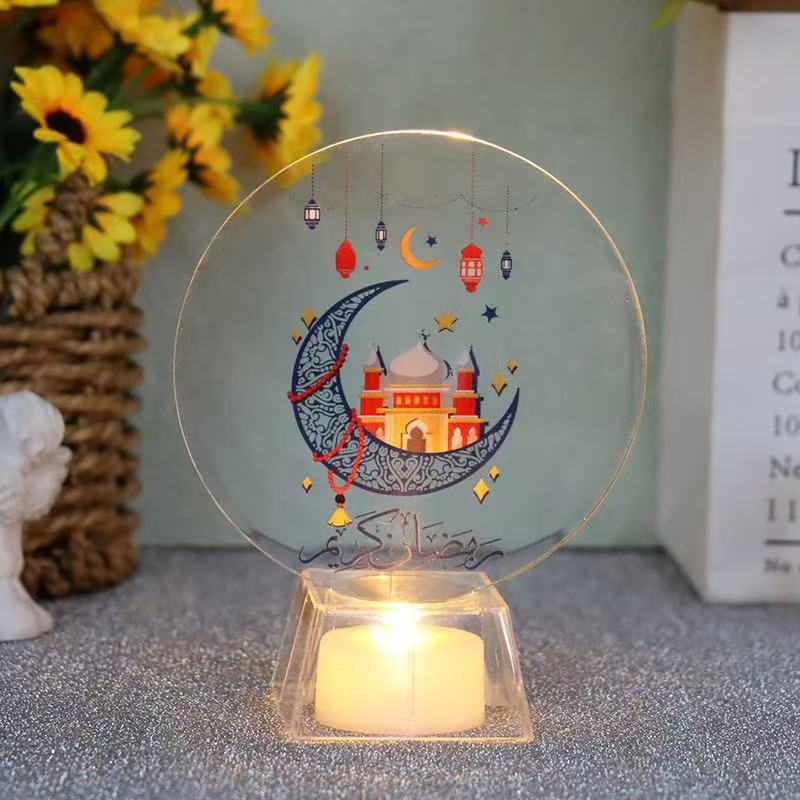 Ramadan Mubarak Led Candle