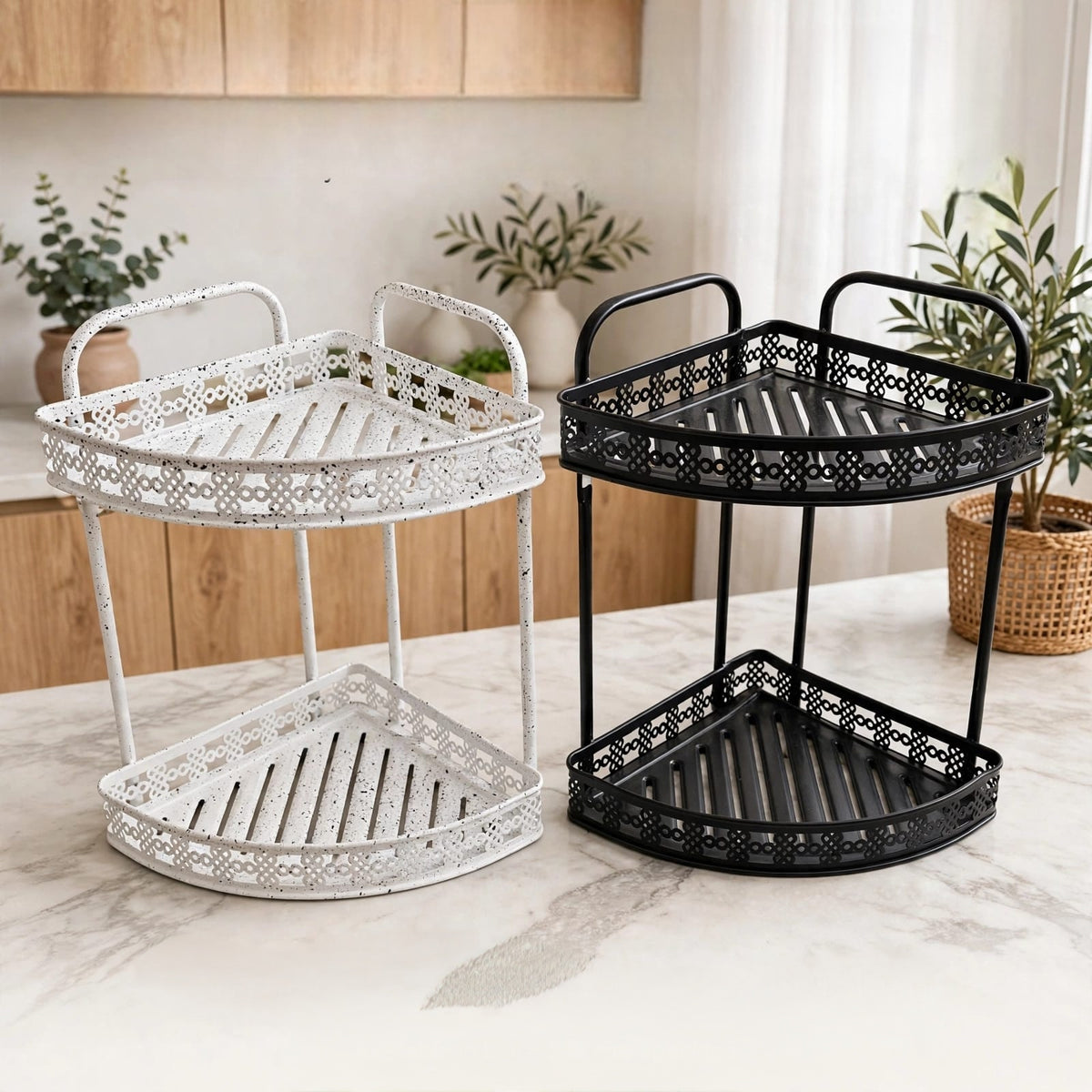 2 Tier Corner Storage Rack
