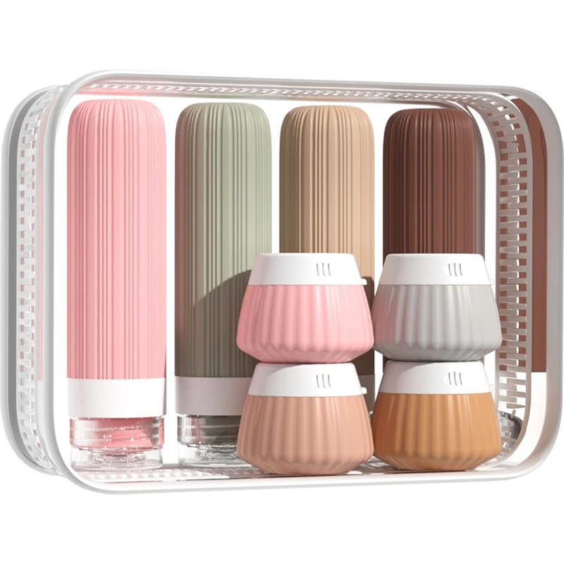 Silicone Travel Lotion Bottles Set