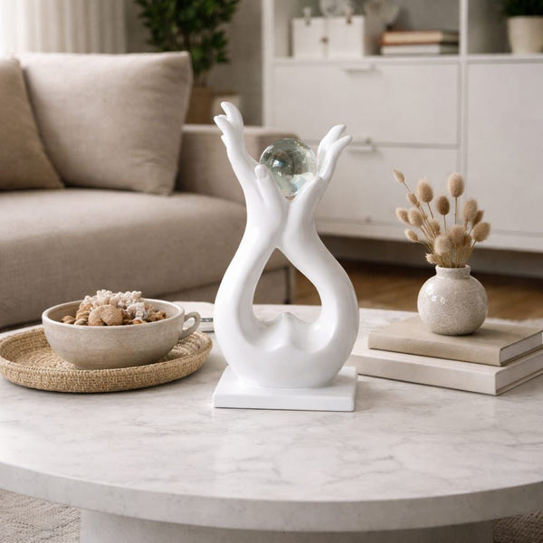 Gemelli Colllection handmade abstract ceramic sculpture modern home office décor