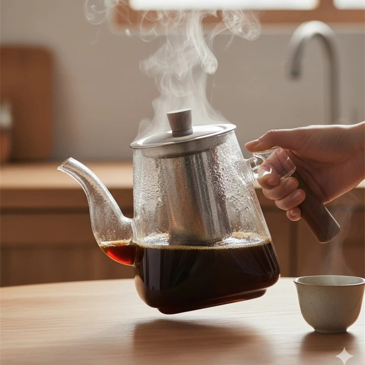 Borosilicate Tea pot