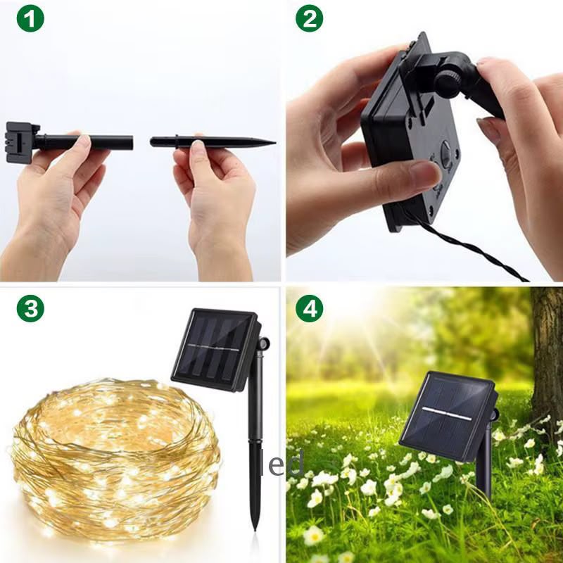 Christmas Solar Fairy String Lights 32m