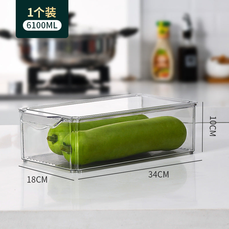 3 Piece Acrylic Fridge Storage Container Set