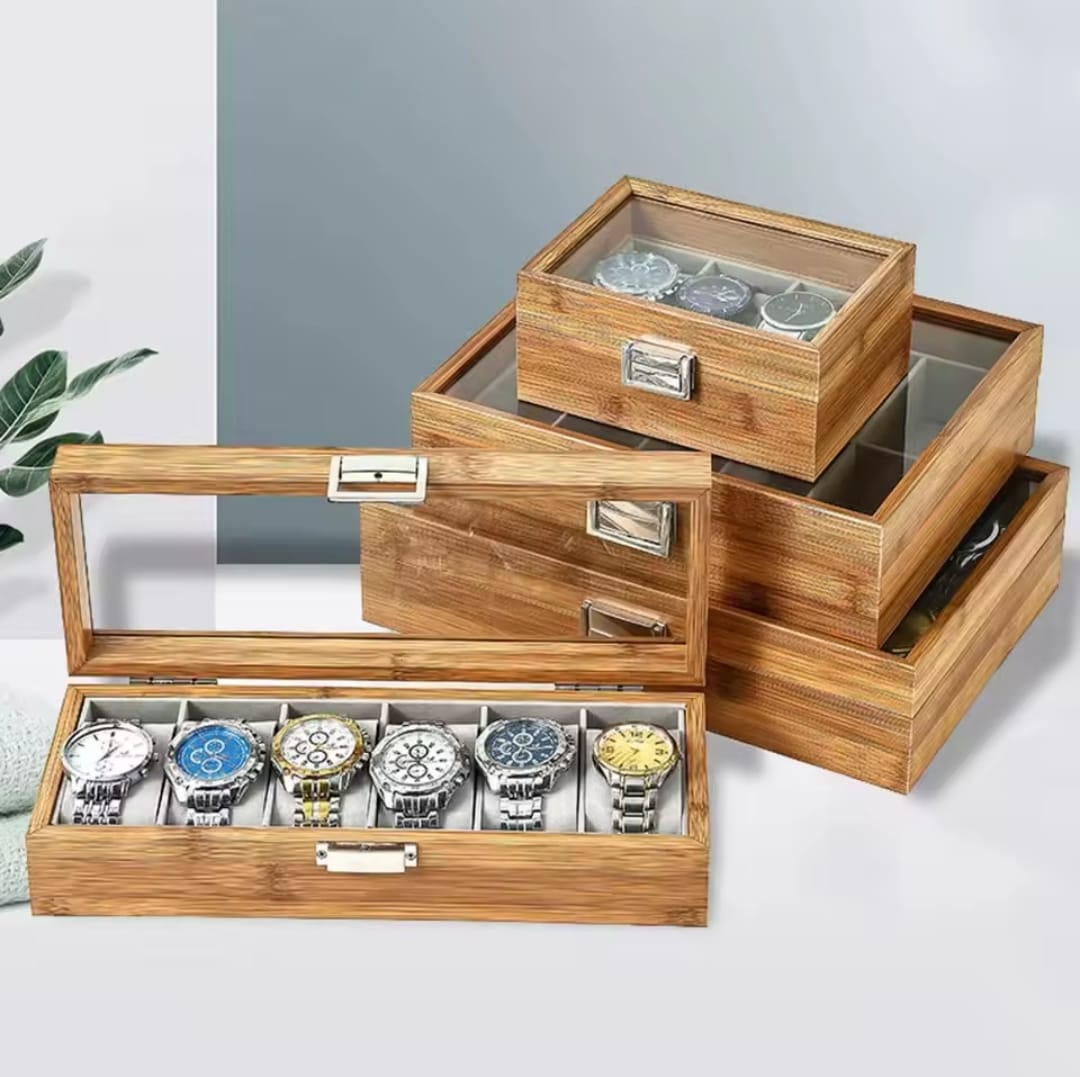 Wooden Watch Organizer