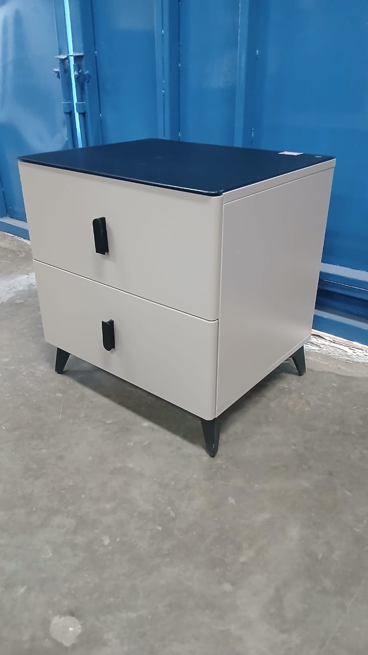 Bedside Cabinet With Drawer And Lower Storage Compartment