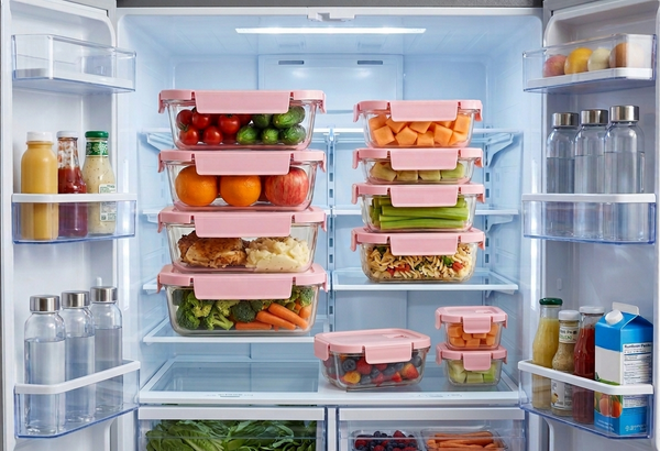 Gemelli Colllection 10pc food grade glass lunch box set airtight meal prep containers microwave oven dishwasher safe glass storage boxes 1040ml 410ml reusable kitchen lunch containers blue pink green leak proof glass food storage set