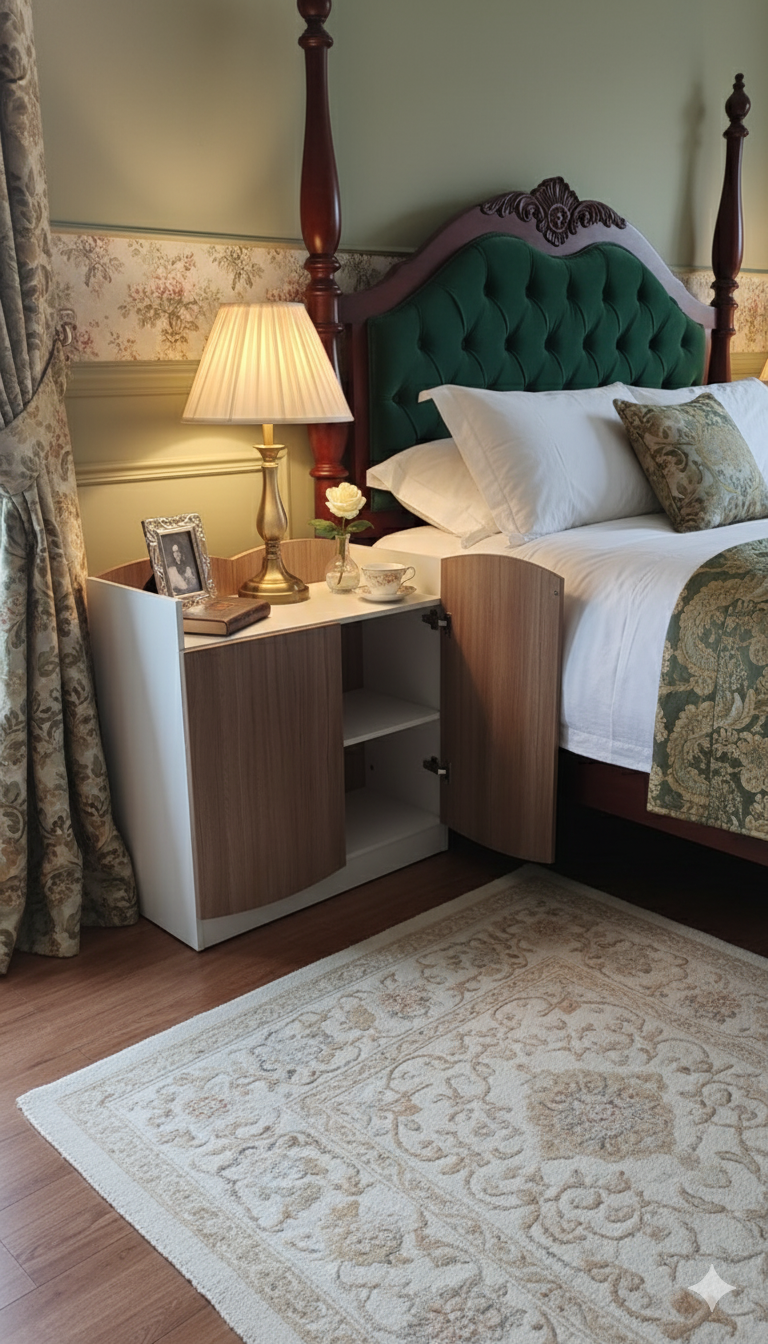 Rectangular console table 80L x 33W x 86H cm.
