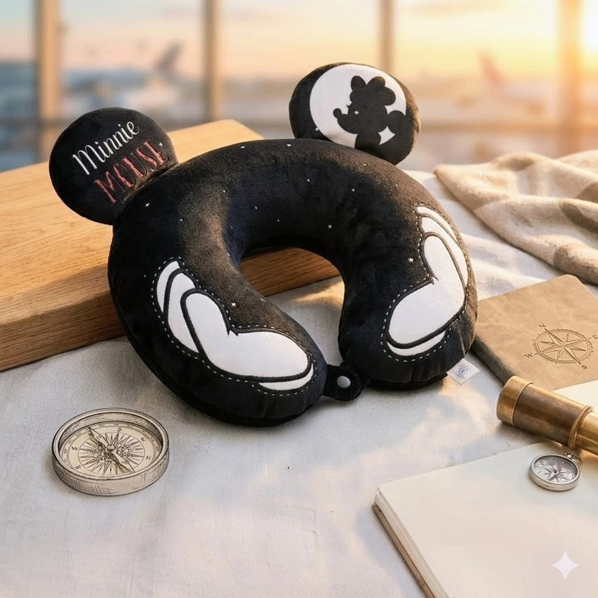 Ergonomic Cartoon Neck Travelling Pillow for Kids and Adults