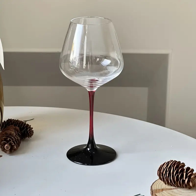 6-piece wine goblet glass set elegant stemmed wine glasses for red wine white wine cocktails sparkling beverages dining entertaining and special occasions.