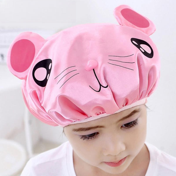 Cartoon Waterproof Children’s Shower Cap