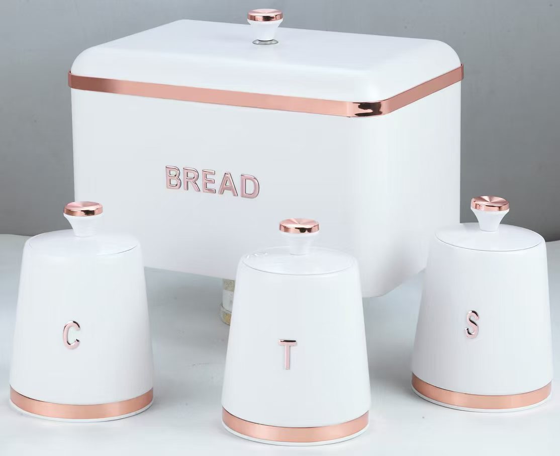 Bread Bin and Canister Set