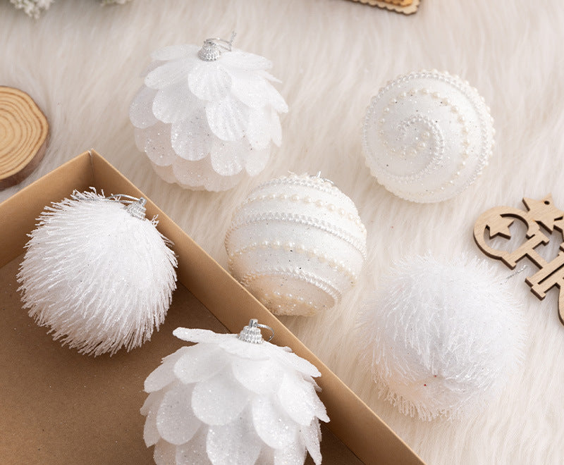 8cm 6pc Christmas Balls