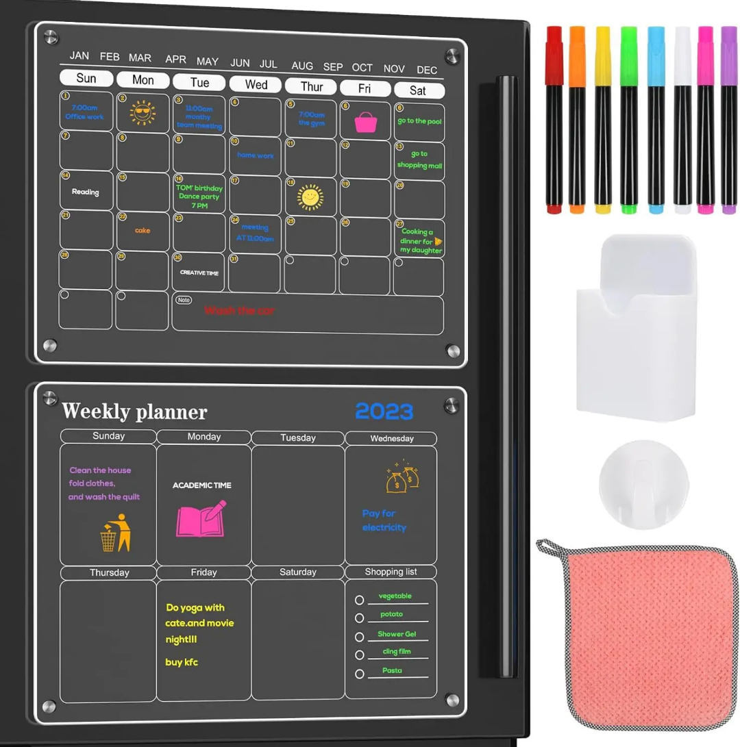 Acrylic Magnetic Meal Planner
