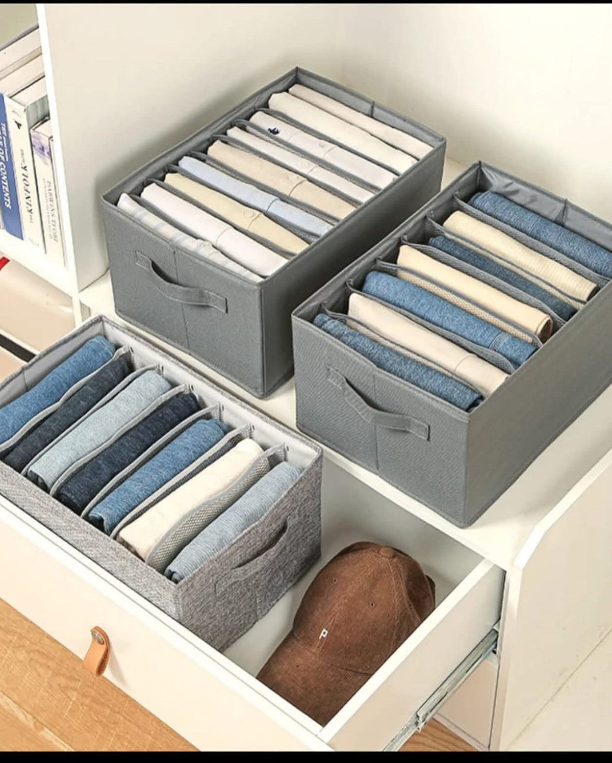 7-Grid Large Capacity Clothes Organizer