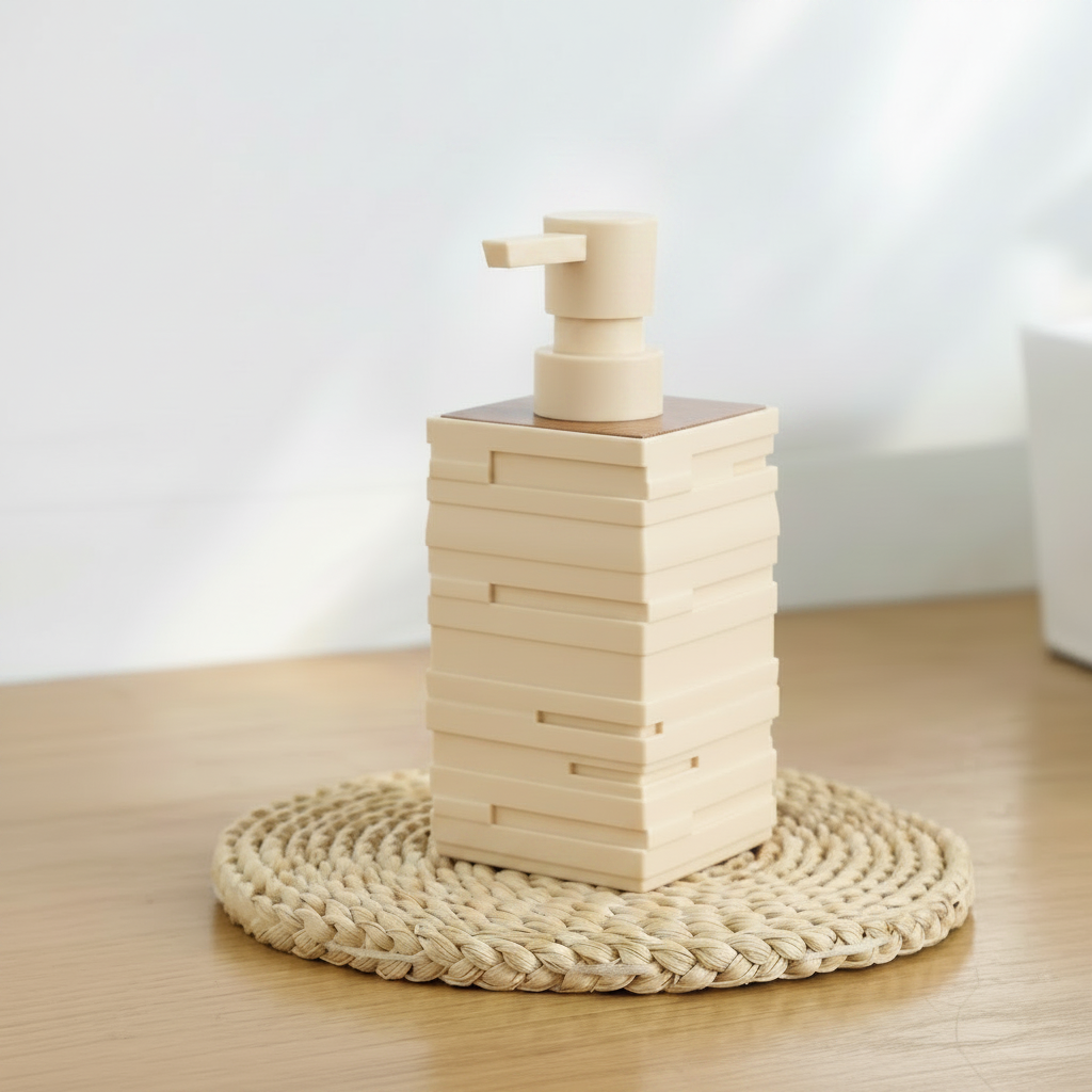 Stacked Design Soap Dispenser
