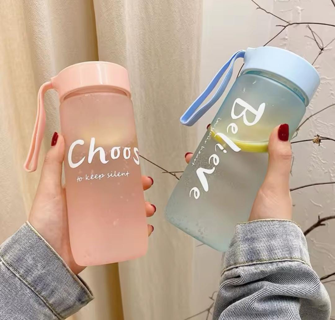 Frosted Water Bottle