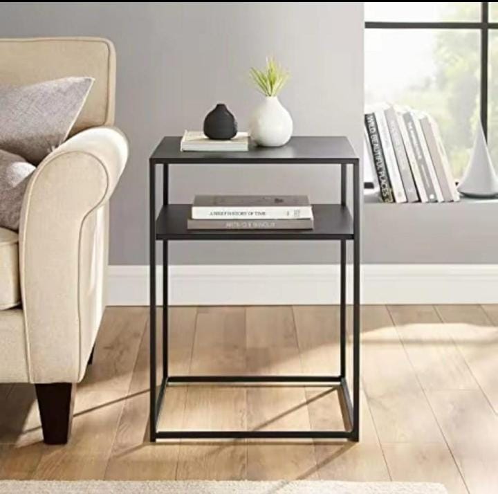 2layer Metallic Side Table