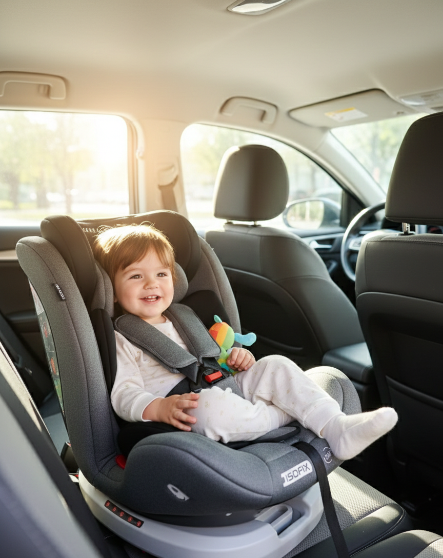 ISOFIX car seat for infants and toddlers