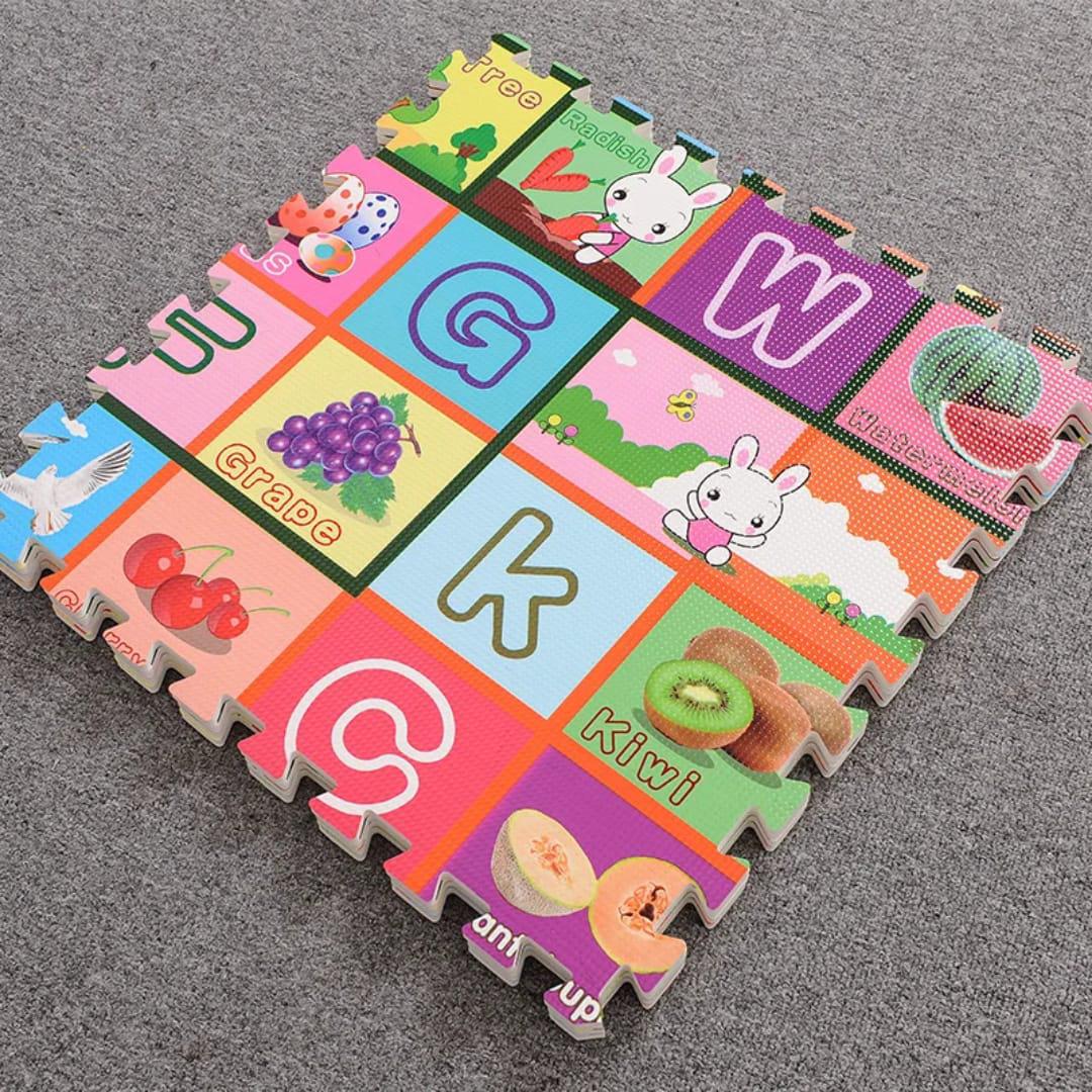 kids puzzle mats 120×120 cm waterproof and washable for indoor play