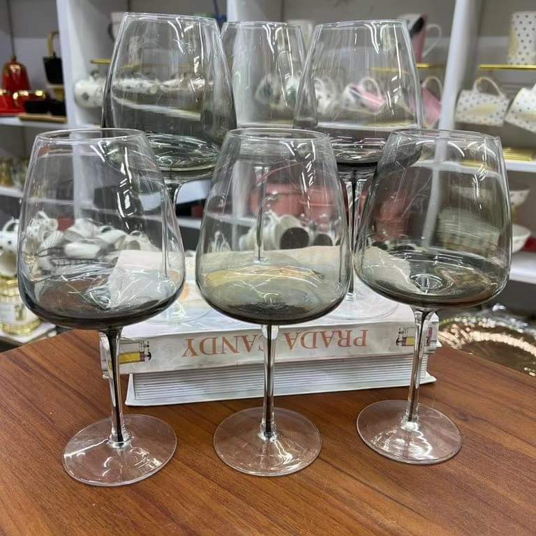 6pcs Assorted Goblets