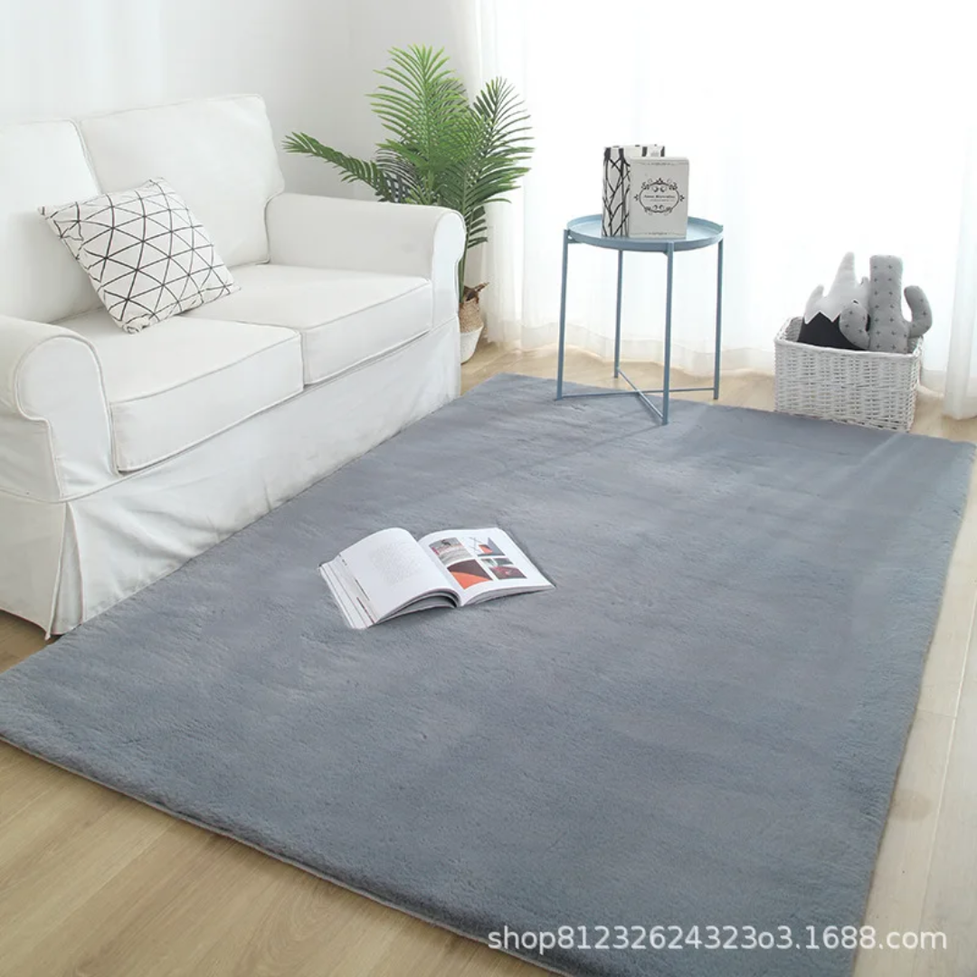 Rabbit fur carpet