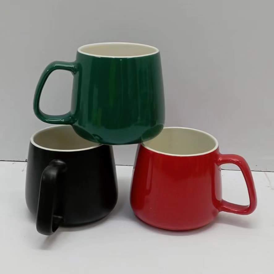 6pc ceramic tea mugs