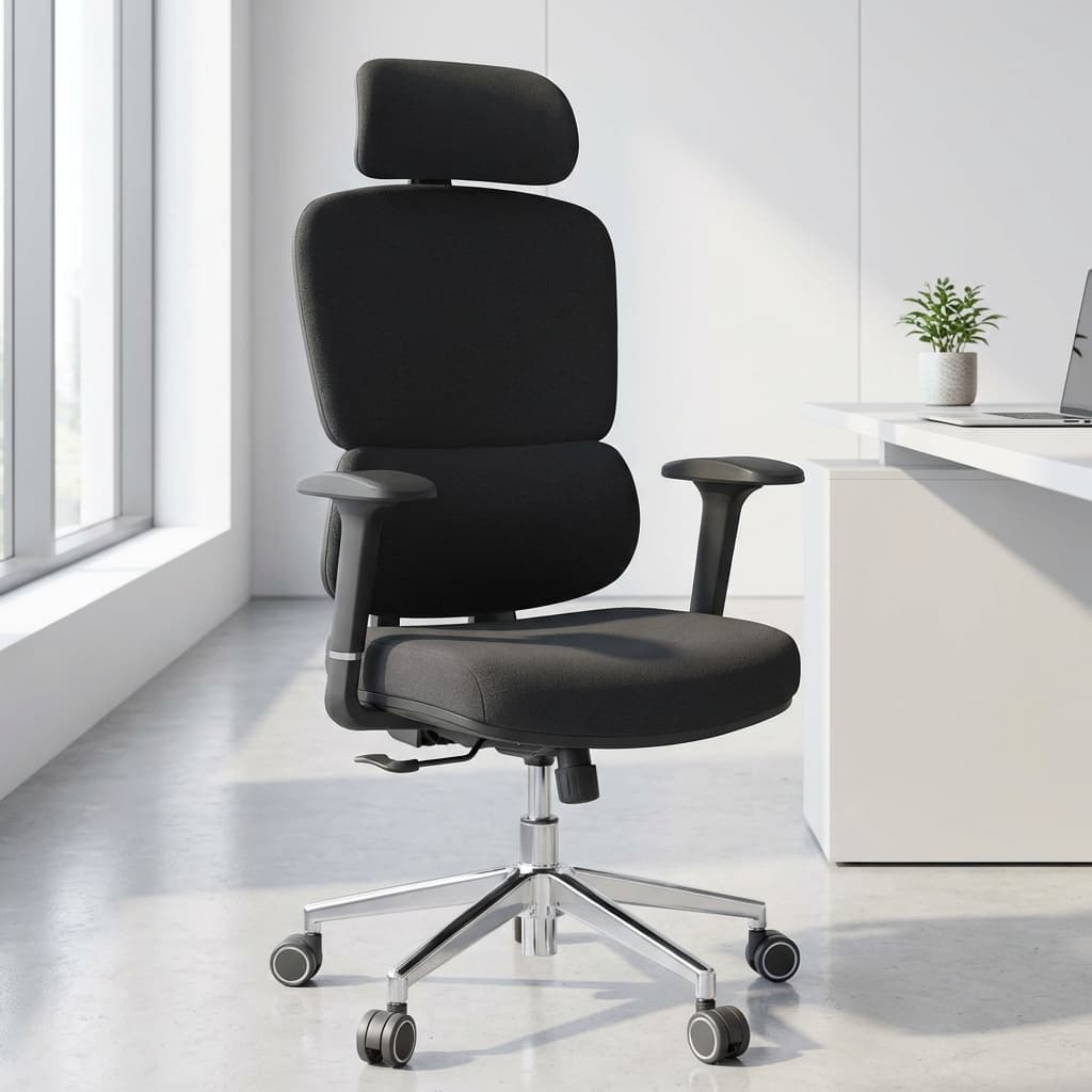 BIONIC High Back Ergonomic Office Chair with Adjustable Headrest and Lumbar Support