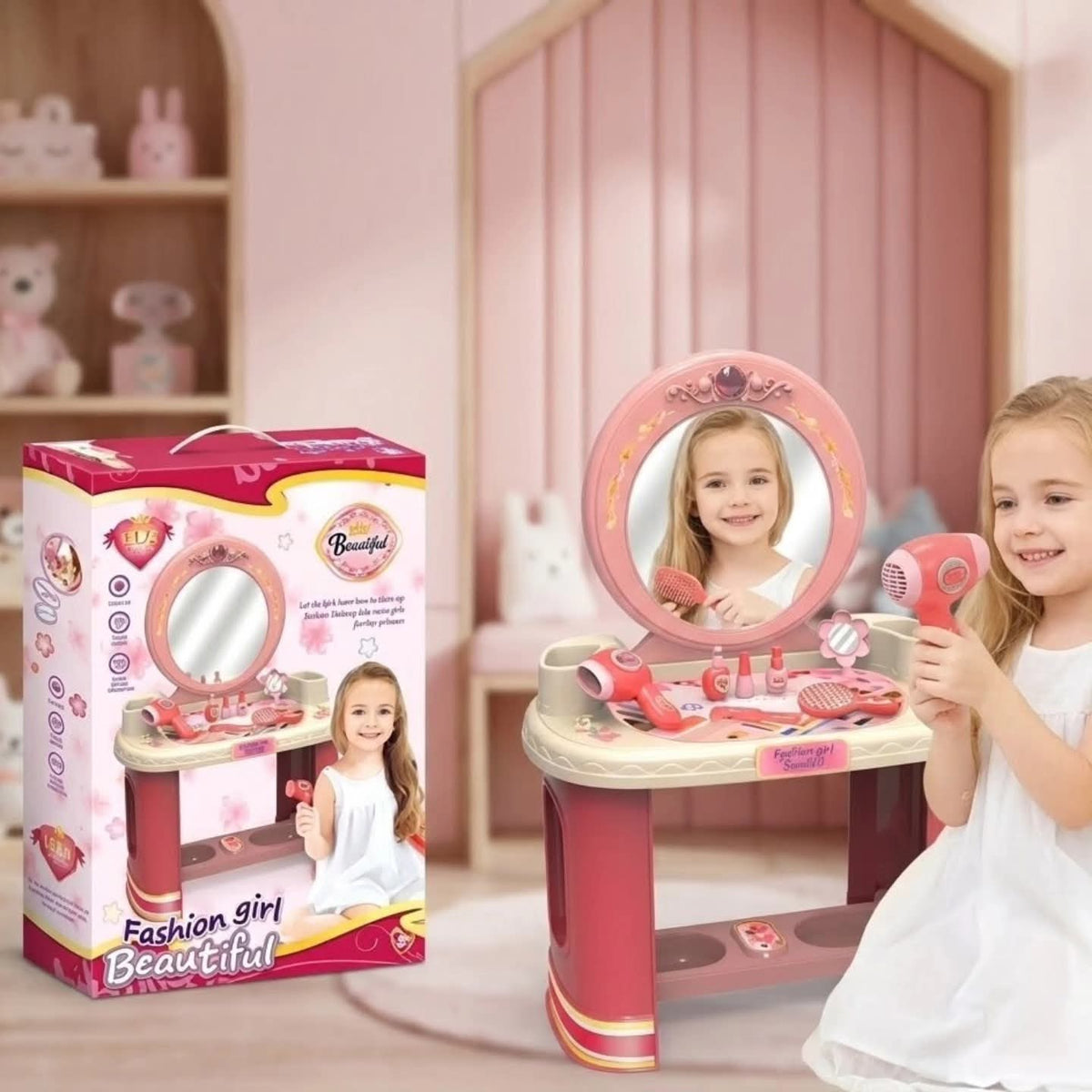 Elegant and durable mirror set for bedrooms and living spaces