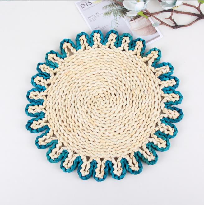 6pc 38cm Rattan Place Mats
