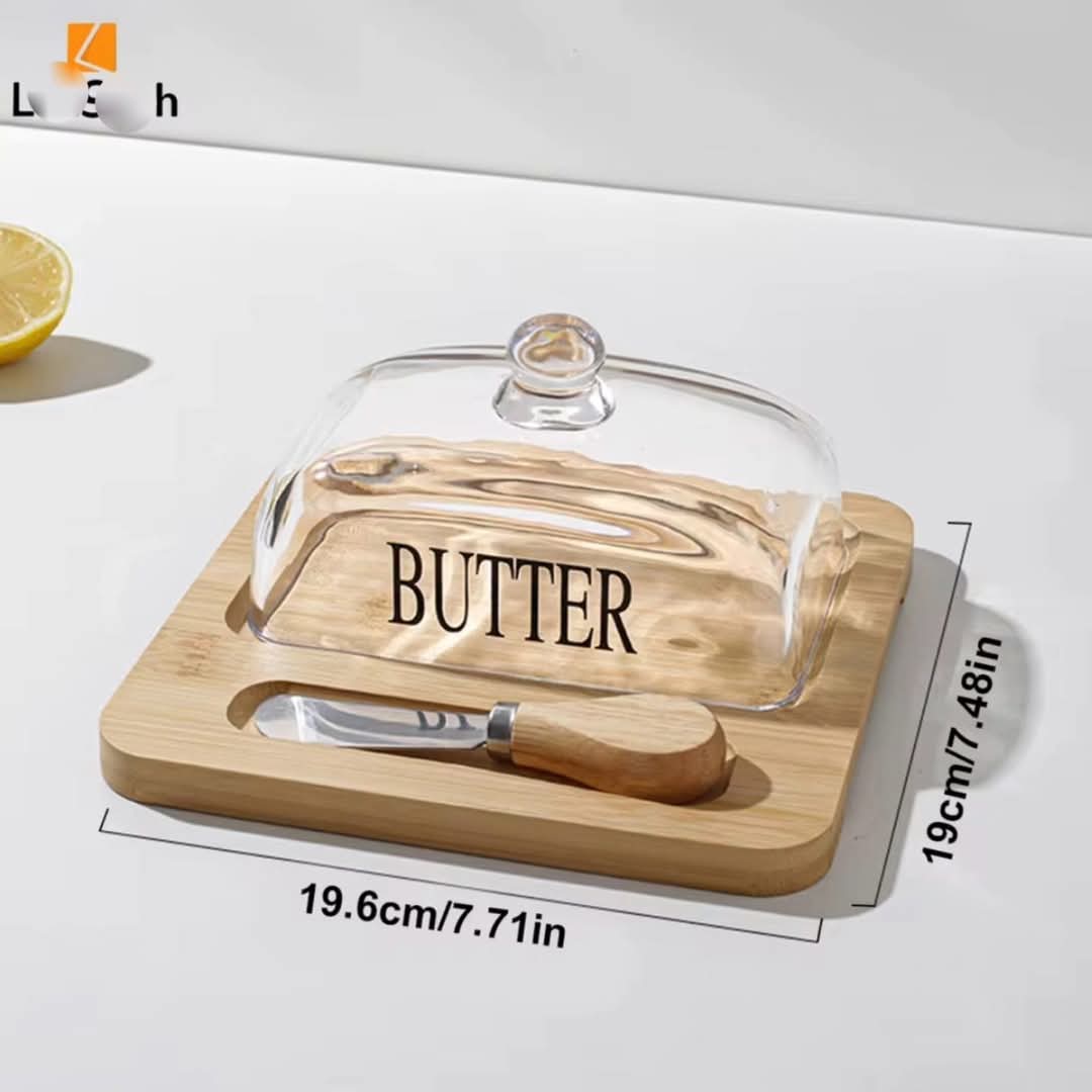 Glass Butter Dish