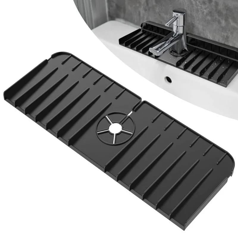 Silicone Sink Faucet Drain Mat