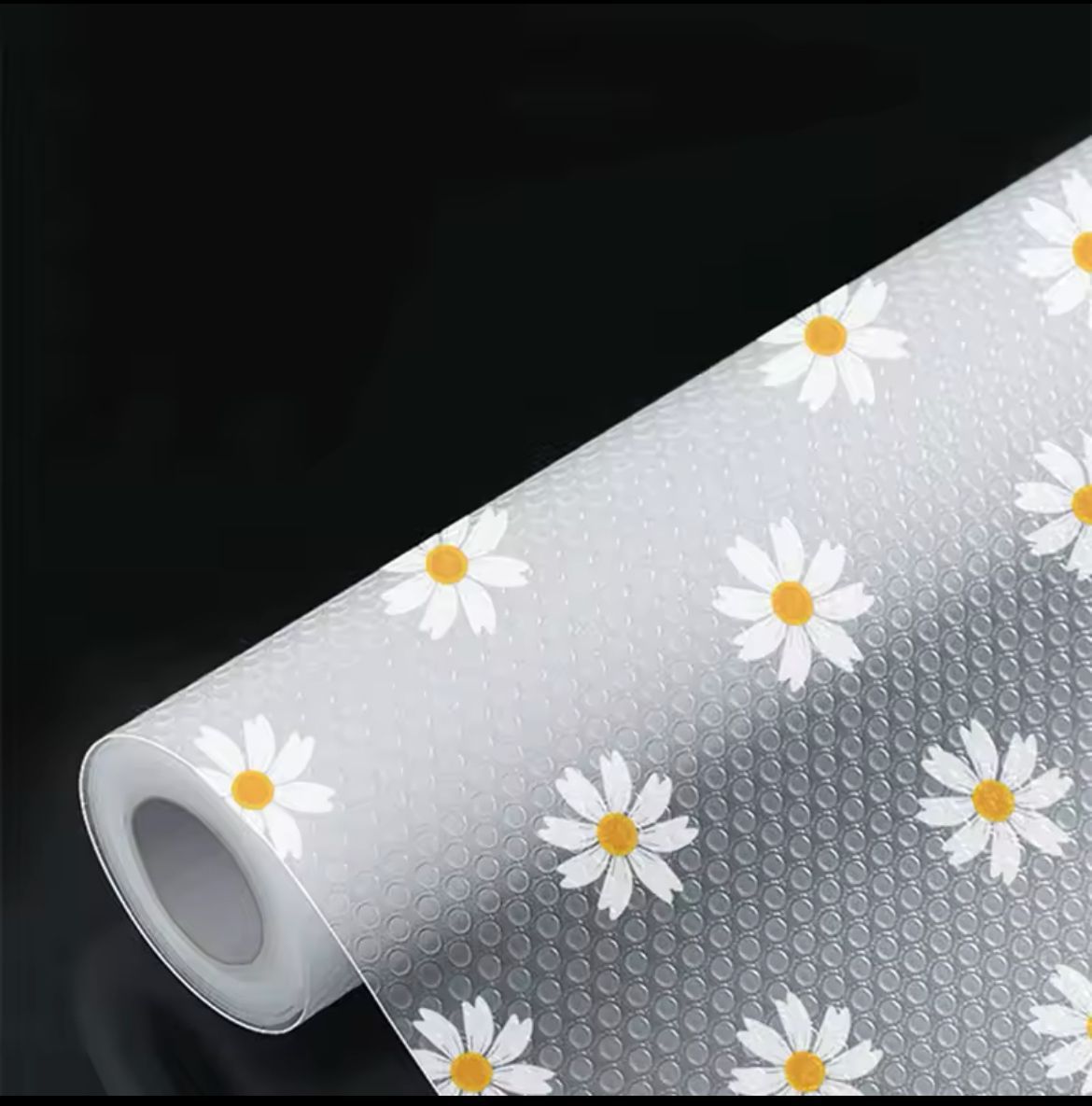 Daisy Pattern Drawer Liner Mat 45cm x 500cm