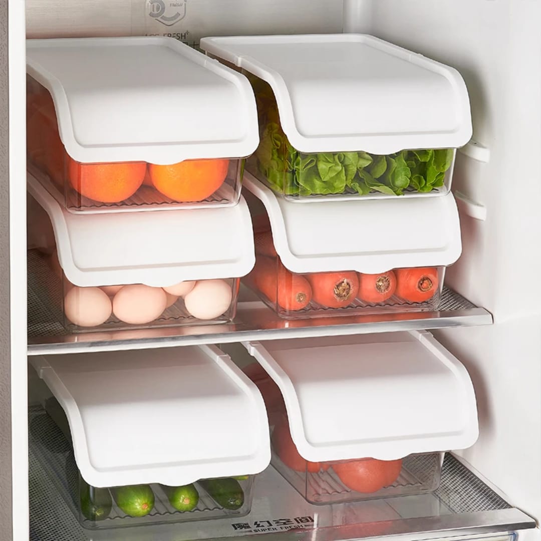 Acrylic Fridge Organiser with Lid