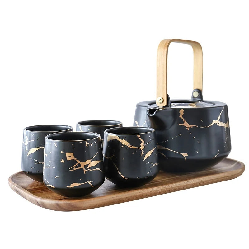 7pcs Marble Coffee Set