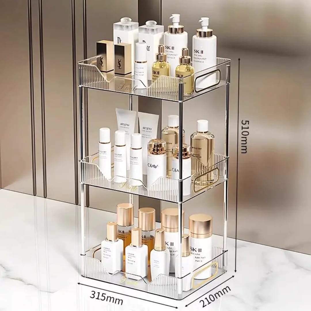 Clear Countertop Storage Rack