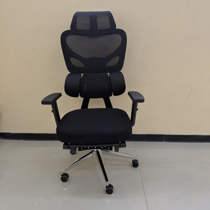 Ergonomic Executive Office Chair with Footrest & Lumbar Support - FOC 071