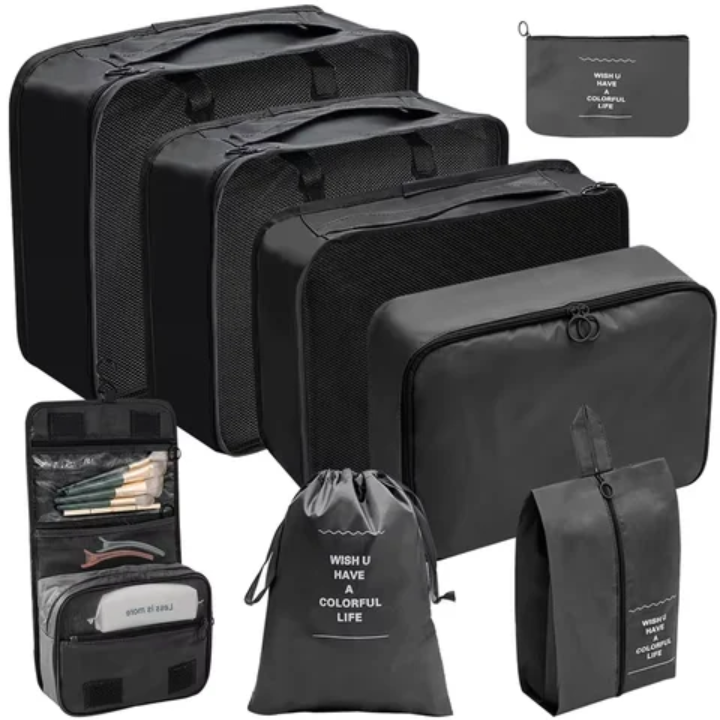 7pcs luggage organiser