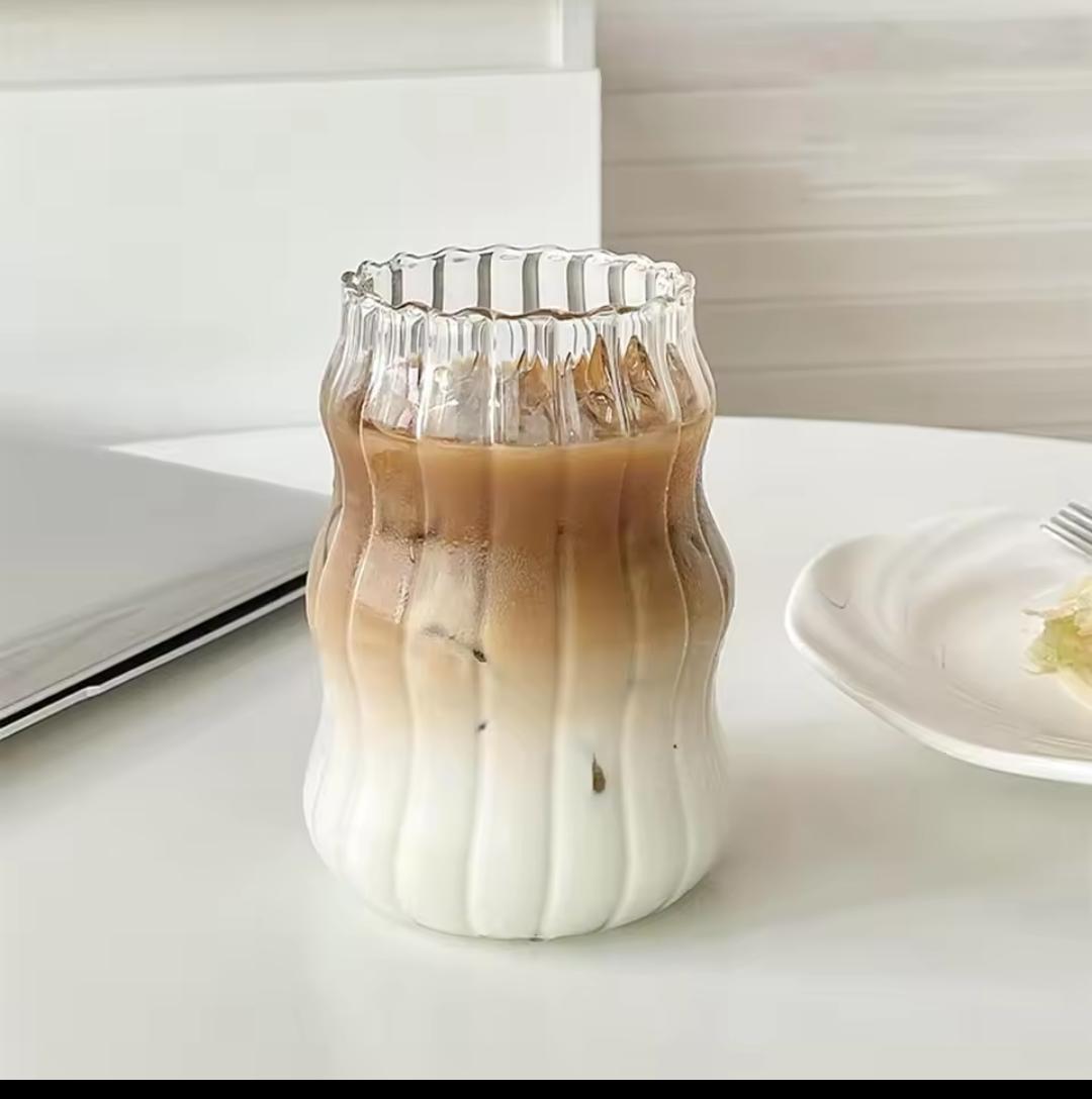 Ribbed Glass Tumbler 530ml
