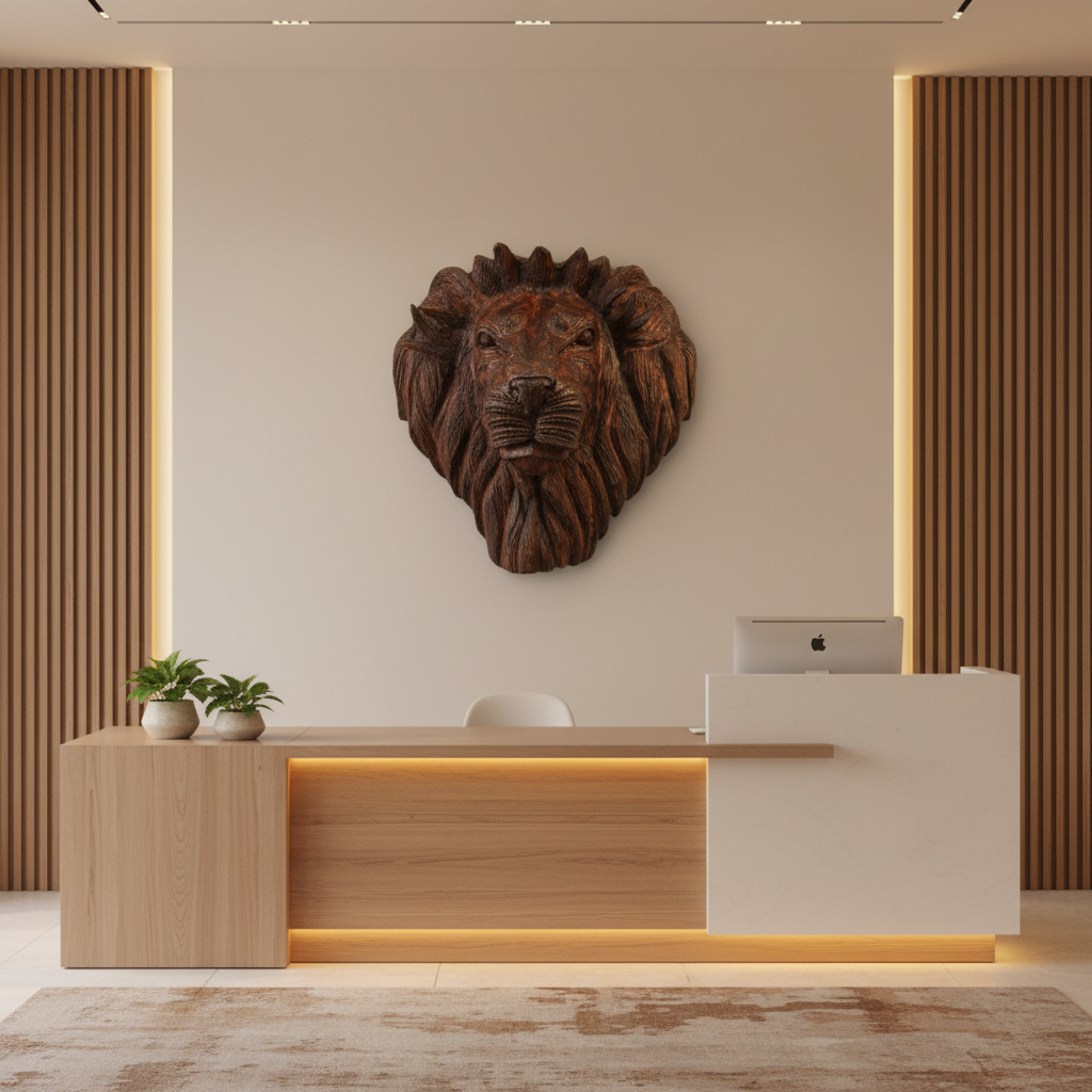 lion head wall sculpture african wildlife wall decor lion face decorative wall art