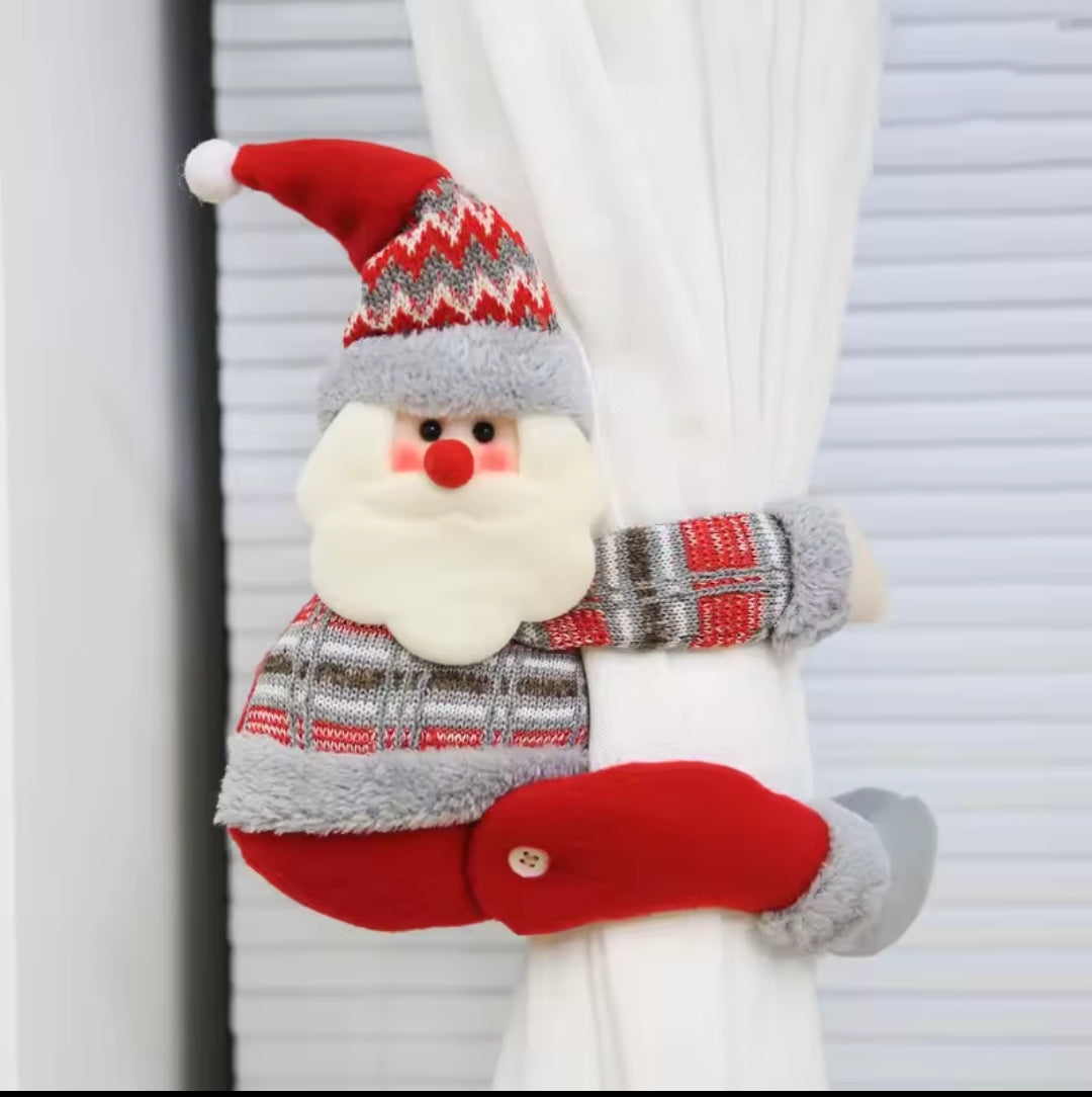 2pc Christmas Curtain Holder