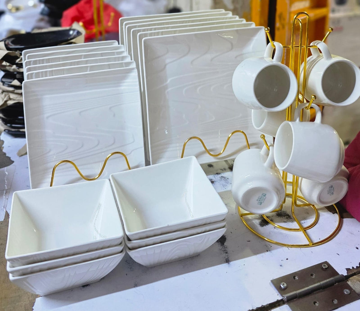 24 pcs Square Dinner Set