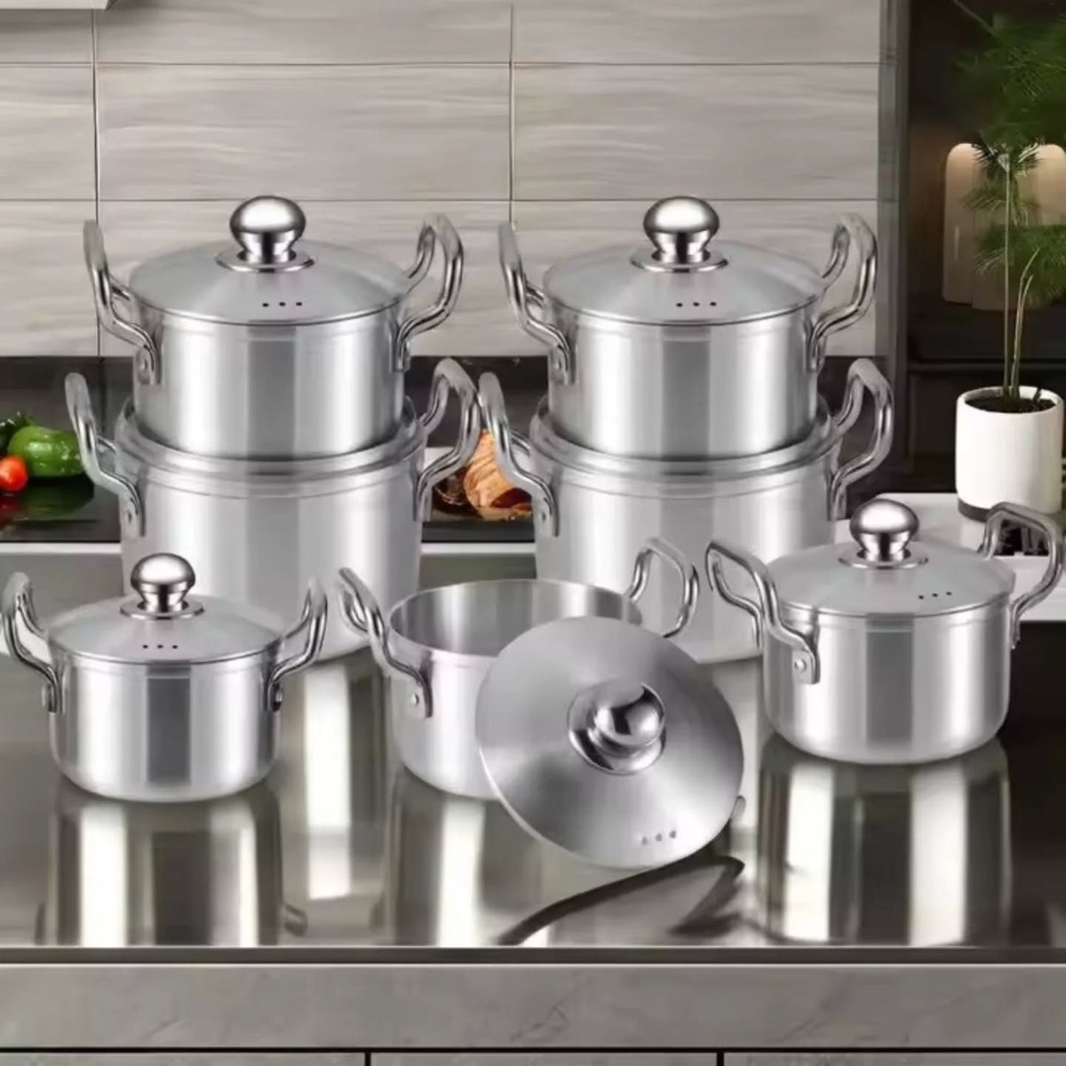 14pc Aluminium Set