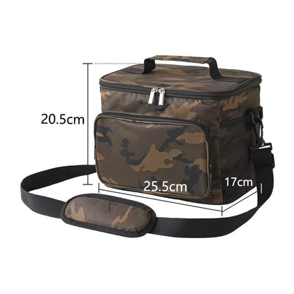 Large capacity cooler lunch bag