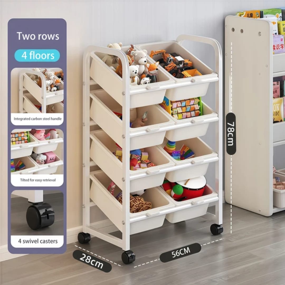 8 Basket Multifunctional Storage Rack