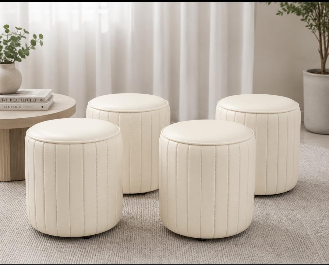Multi-Purpose PU Leather Footstool 30cm x 30cm