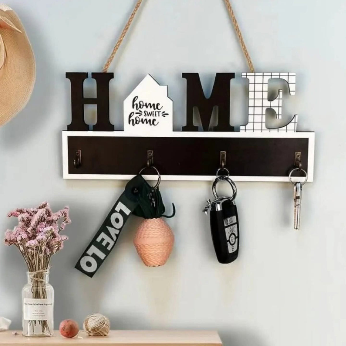 Wooden Wall Key Hanger