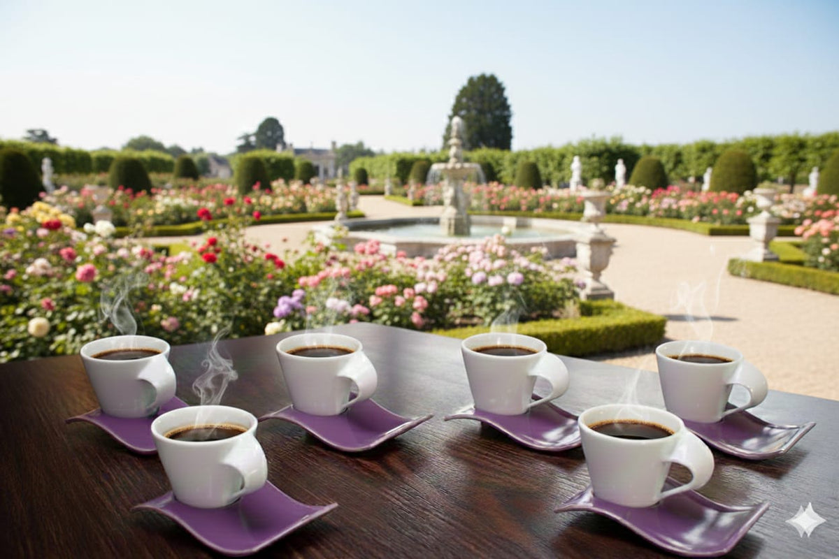 Ceramic Cup and Saucer Set 120ml